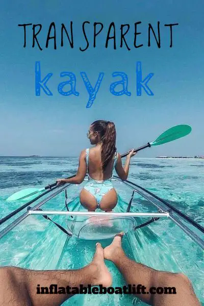 Transparent kayak-pin