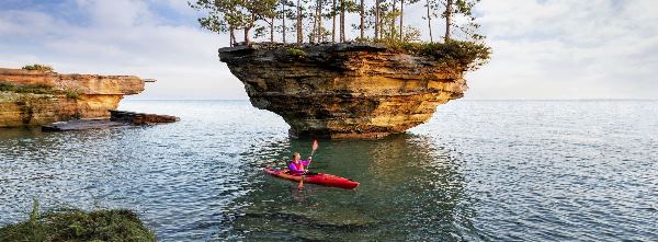 Kayaking in Michigan