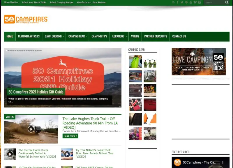 50 Campfires The Camping Authority Google Chrome