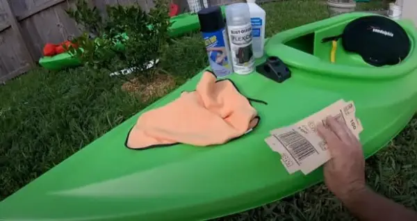 Clean and sand the kayak