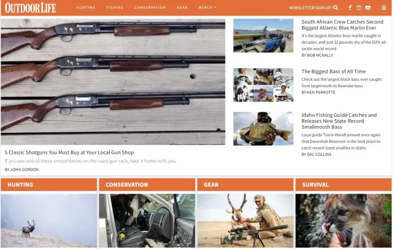 Outdoor Life Hunting Fishing Gear Reviews Survival Tips Google Chrome