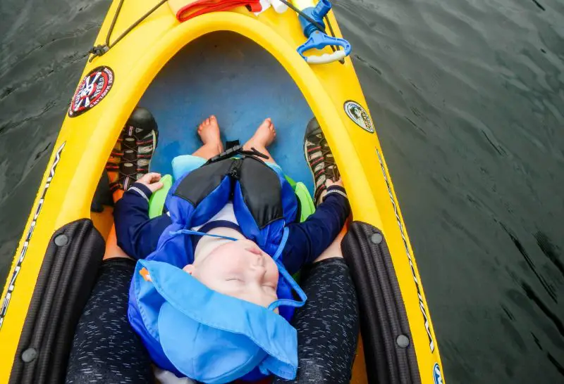 Rafting with an infant or year-old
