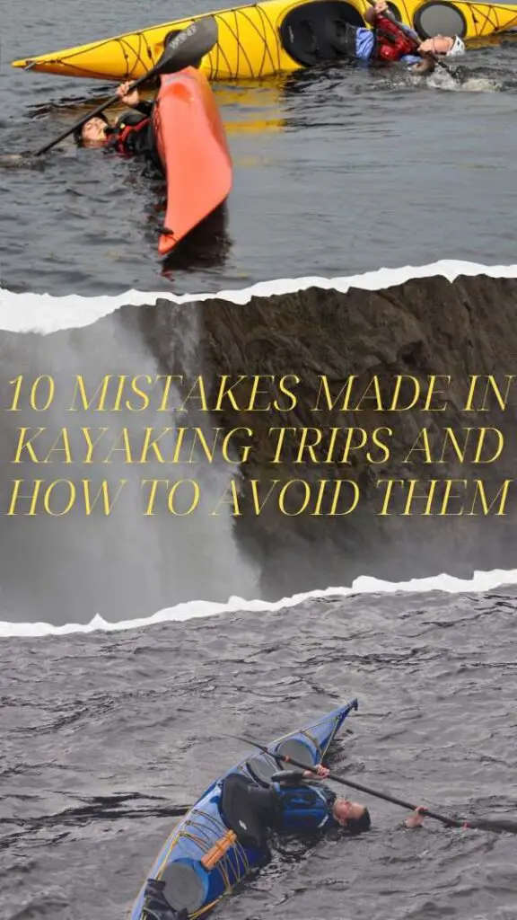 mistakes in kayaking