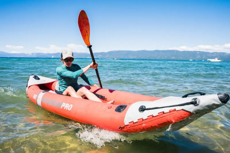 Inflatable Kayaks woman