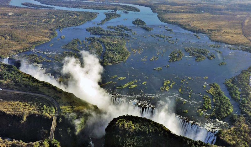 Zambezi River Zambia and Zimbabwe