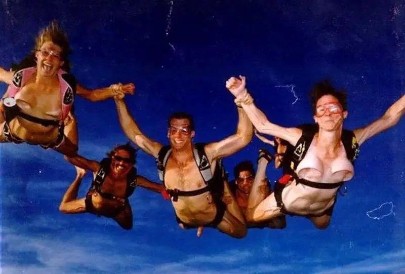 Nude Skydiving