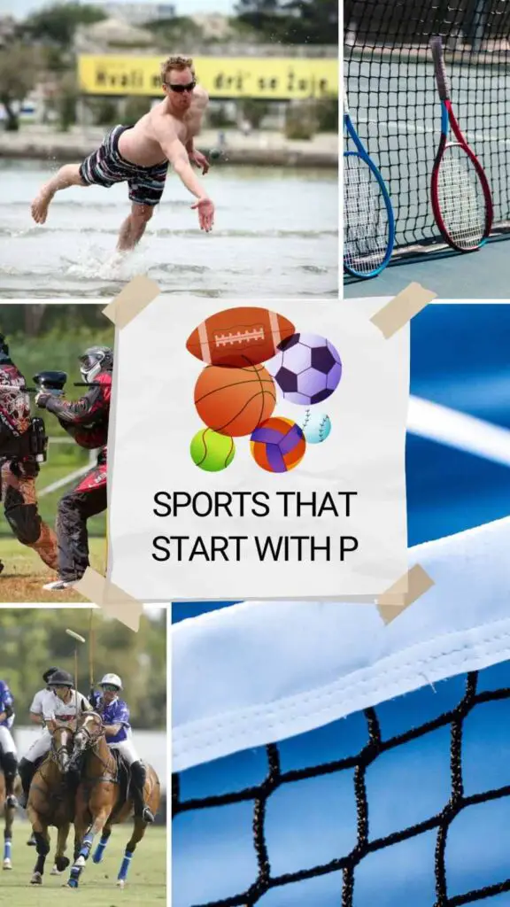 Sports that Start with P